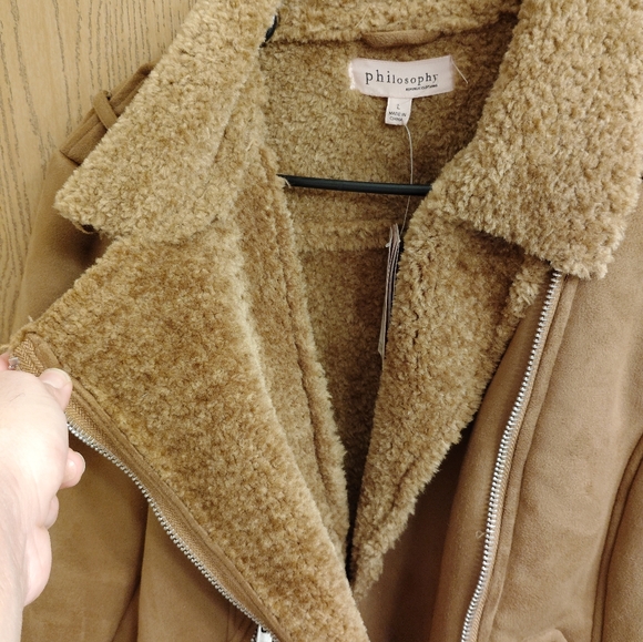 Philosophy Tan Women's Jacket - Picture 6 of 8